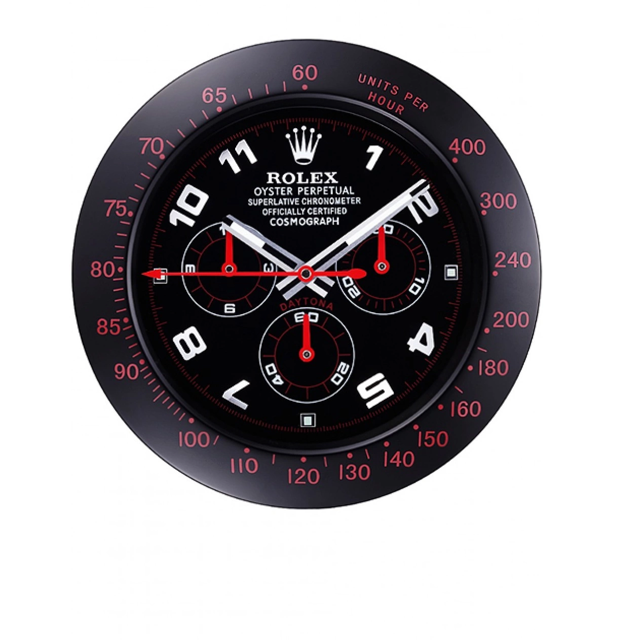 Aaa replica watch Rolex Clock Cosmograph 621908 Wall Daytona Black-Red 0628